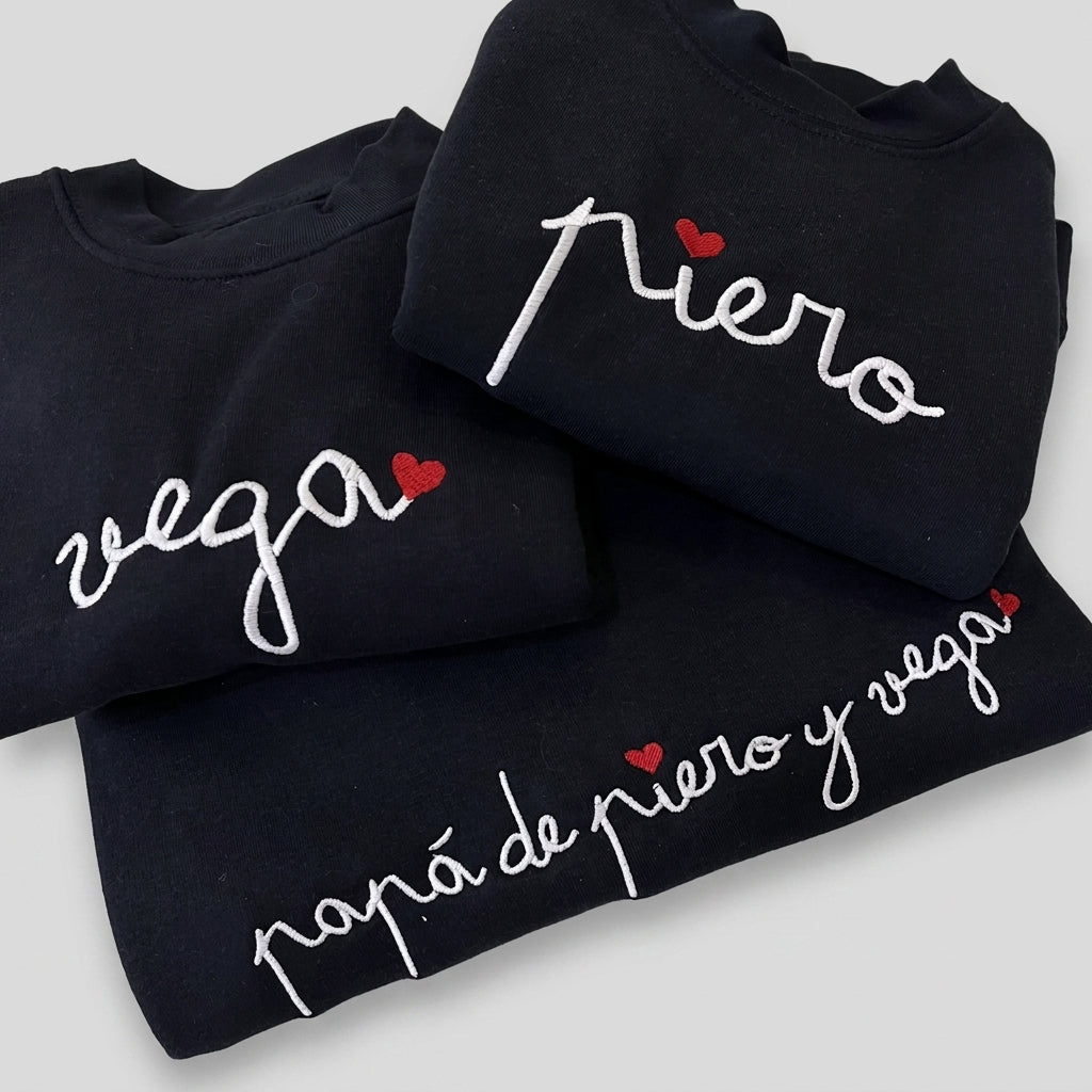 Sudadera Papá de… Caligrafía