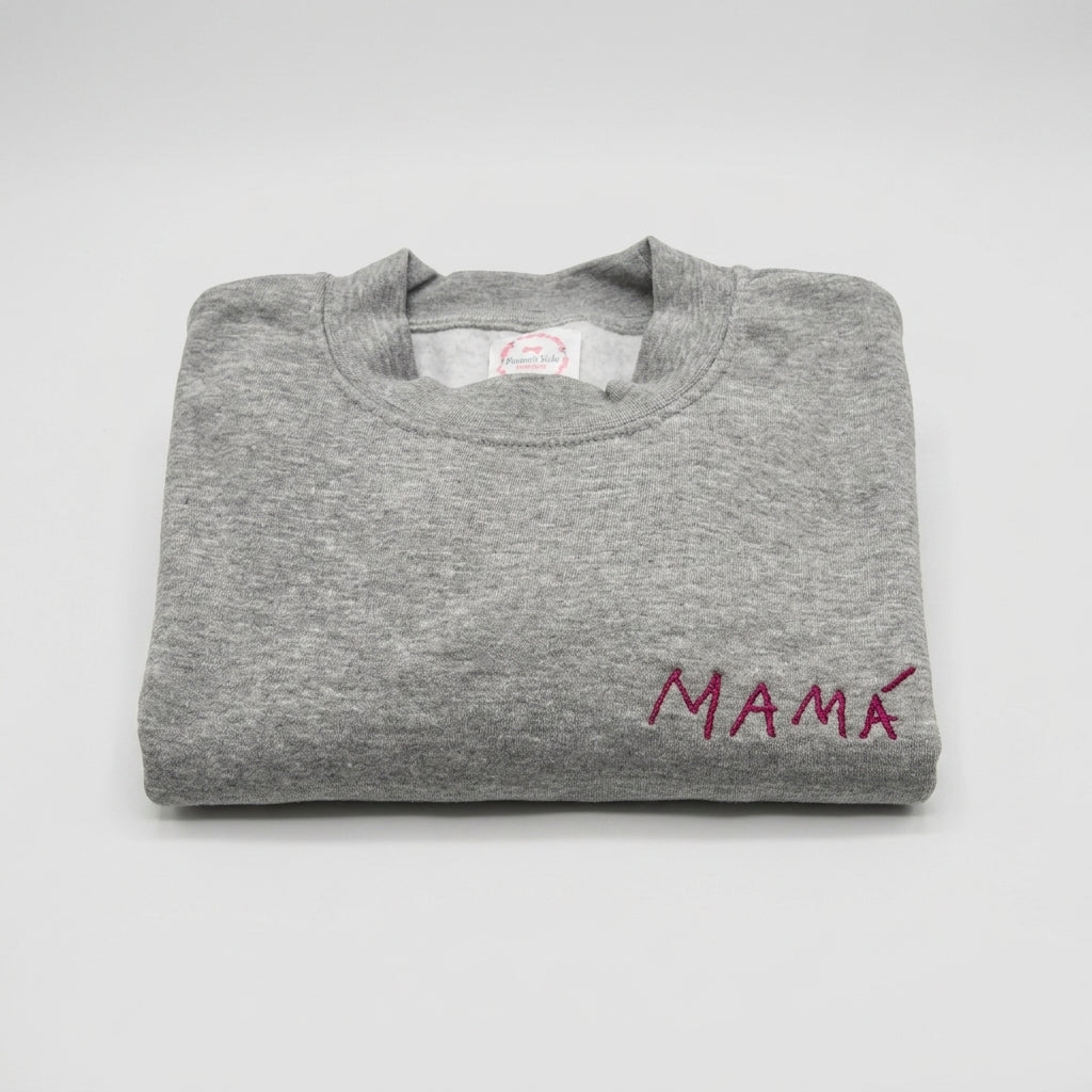 Sudadera con la letra de tu peque bordada