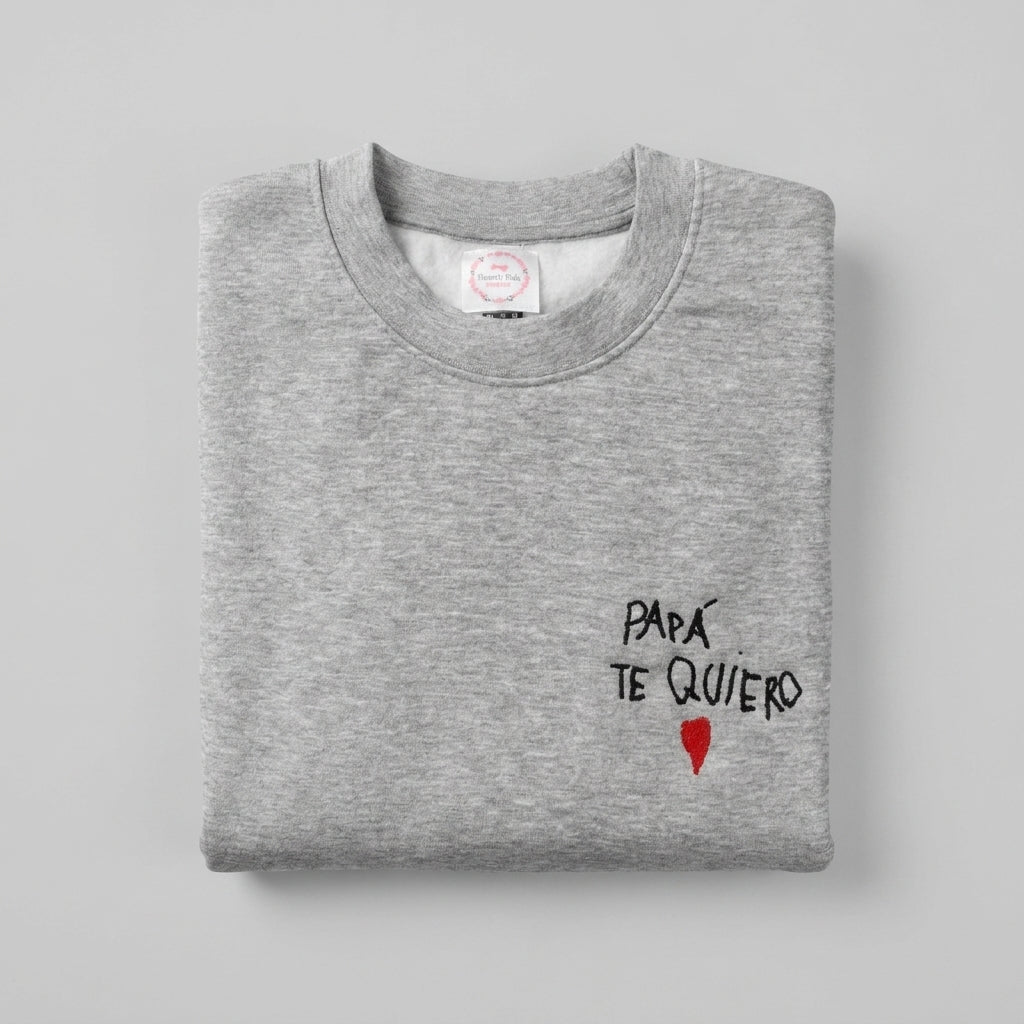 Sudadera con la letra de tu peque bordada