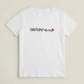 Camiseta Mujer Caligrafía personalizada