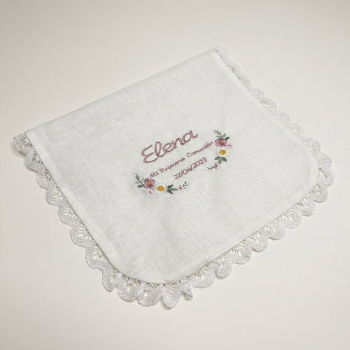Bolsa floral comunión