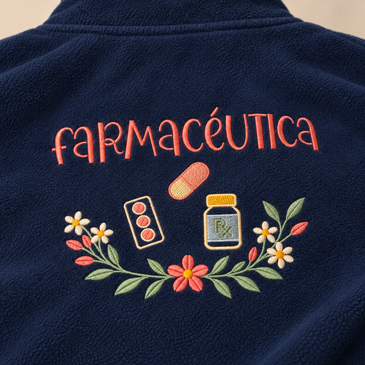 Chaqueta polar farmacéutica
