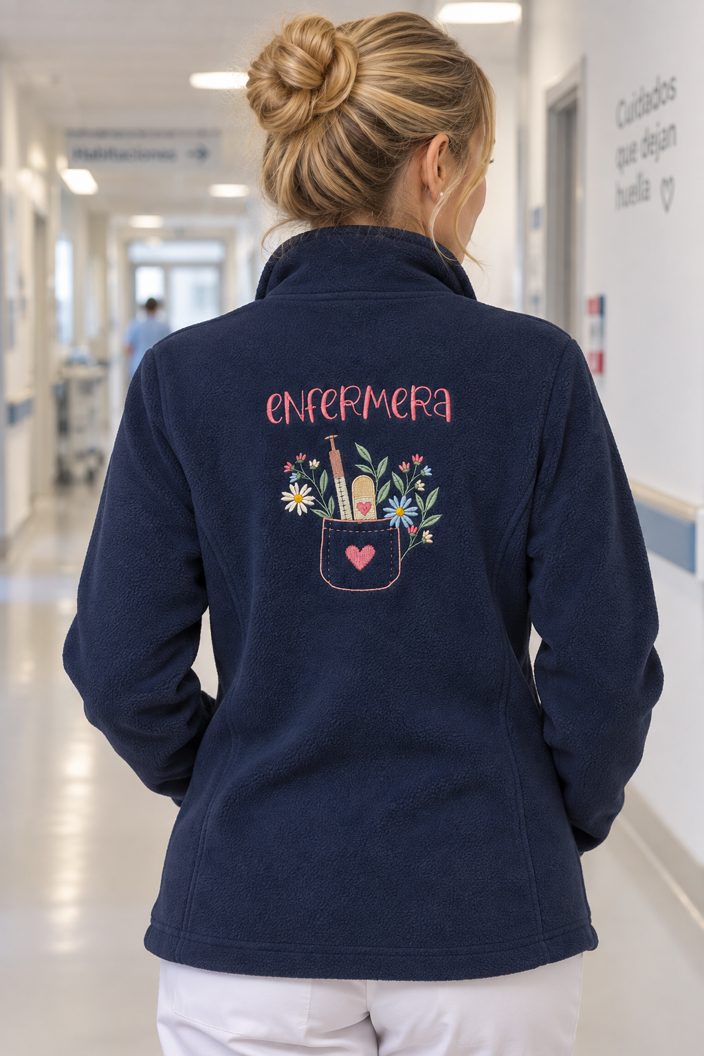 Chaqueta polar enfermera