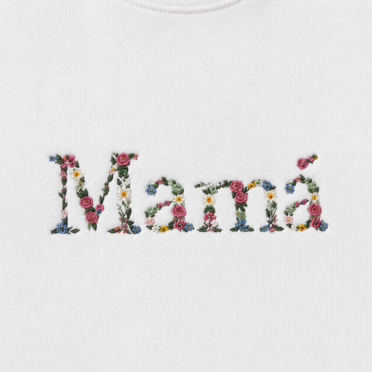 Sudadera Mujer Floral Blanca