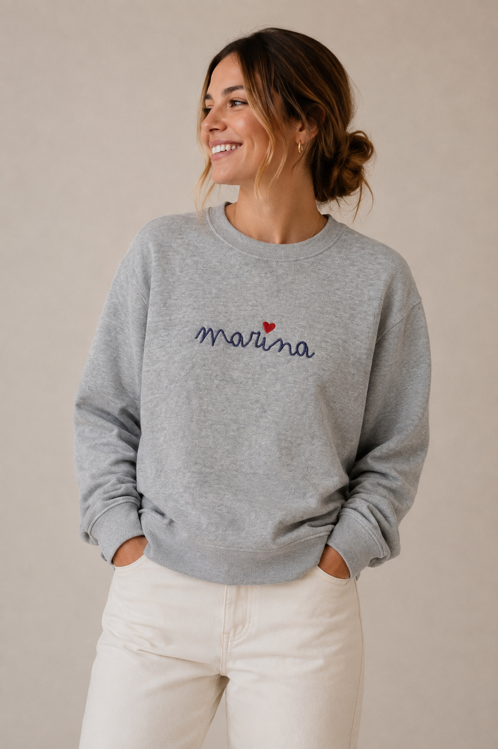 Sudadera Mujer personalizada Caligrafía