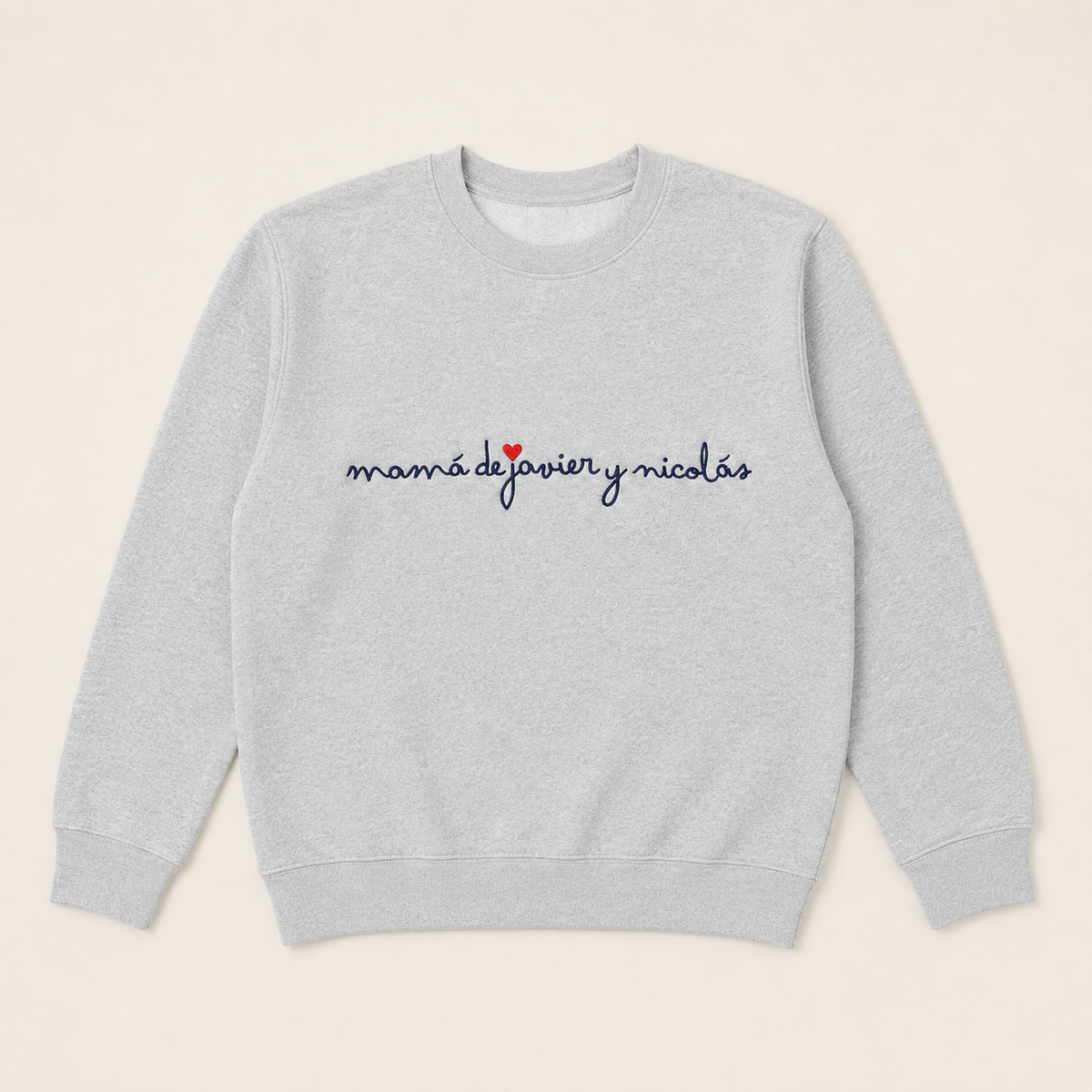 Sudadera Mamá de… Caligrafía