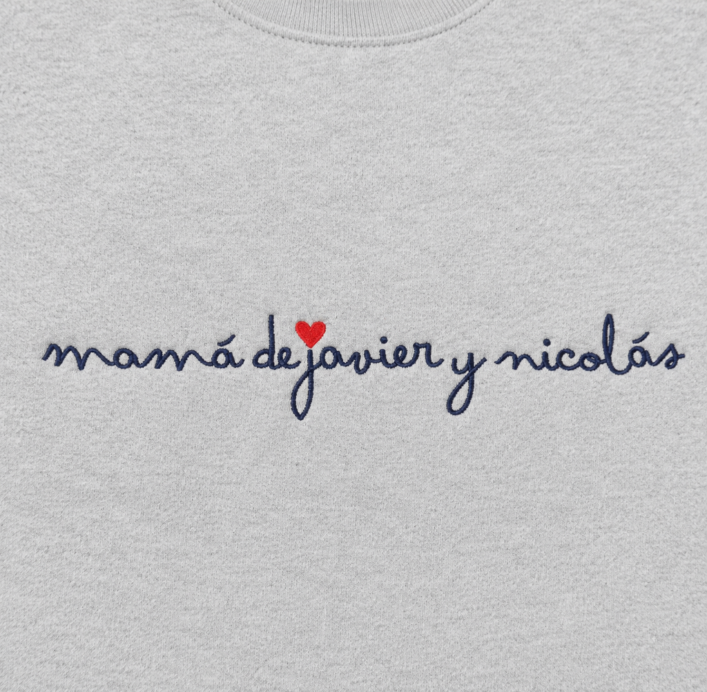 Sudadera Mamá de… Caligrafía