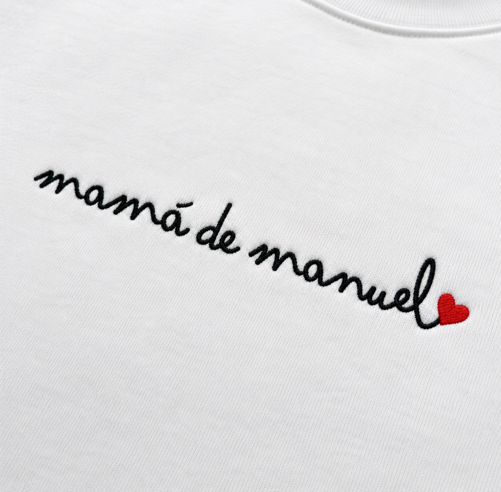 Sudadera Mamá de… Caligrafía
