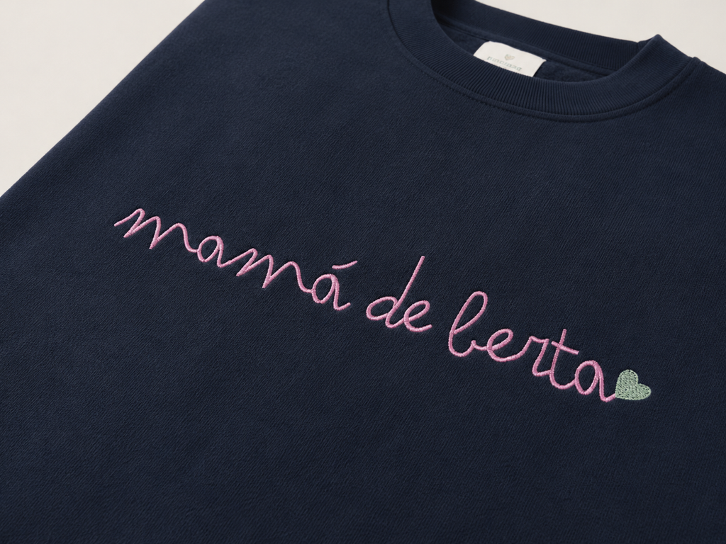 Sudadera Mamá de… Caligrafía