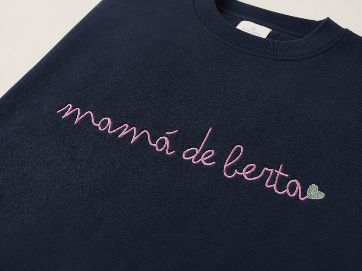 Sudadera Mamá de… Caligrafía