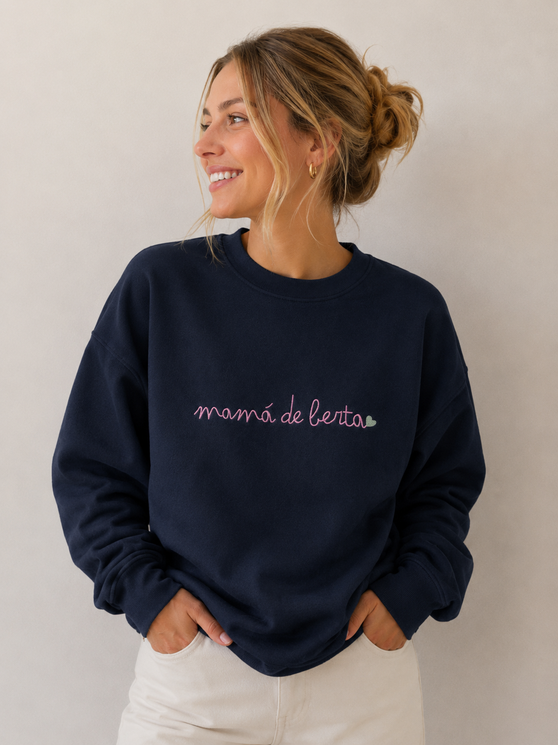 Sudadera Mamá de… Caligrafía