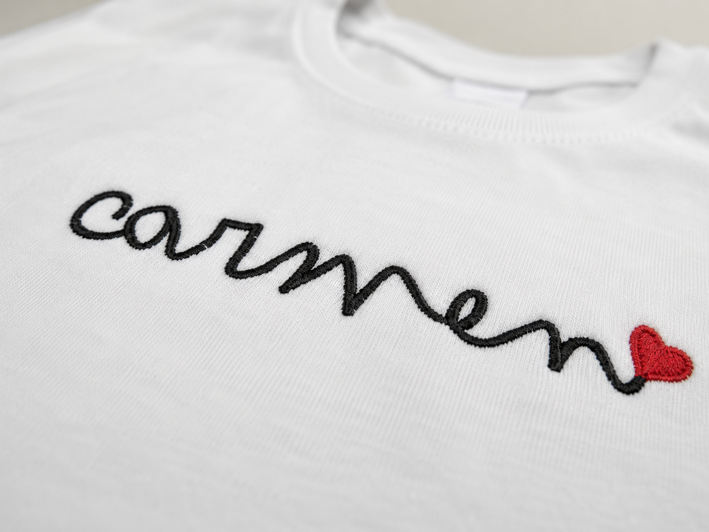 Camiseta Mujer Caligrafía personalizada