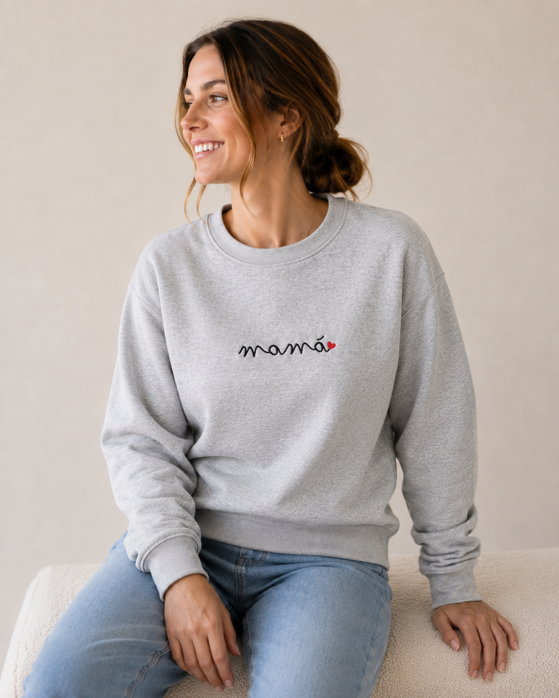 Sudadera Mamá Caligrafía