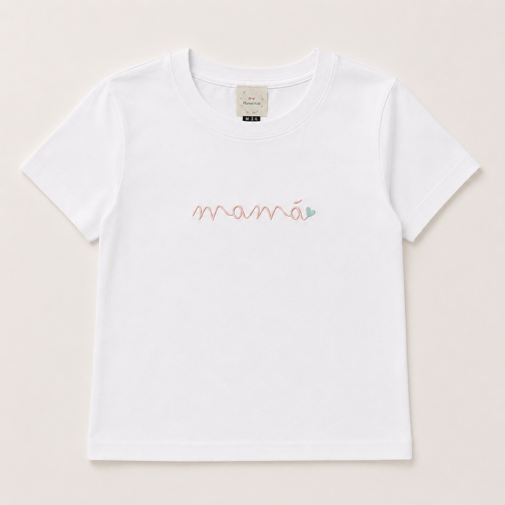 Camiseta Mamá Caligrafía
