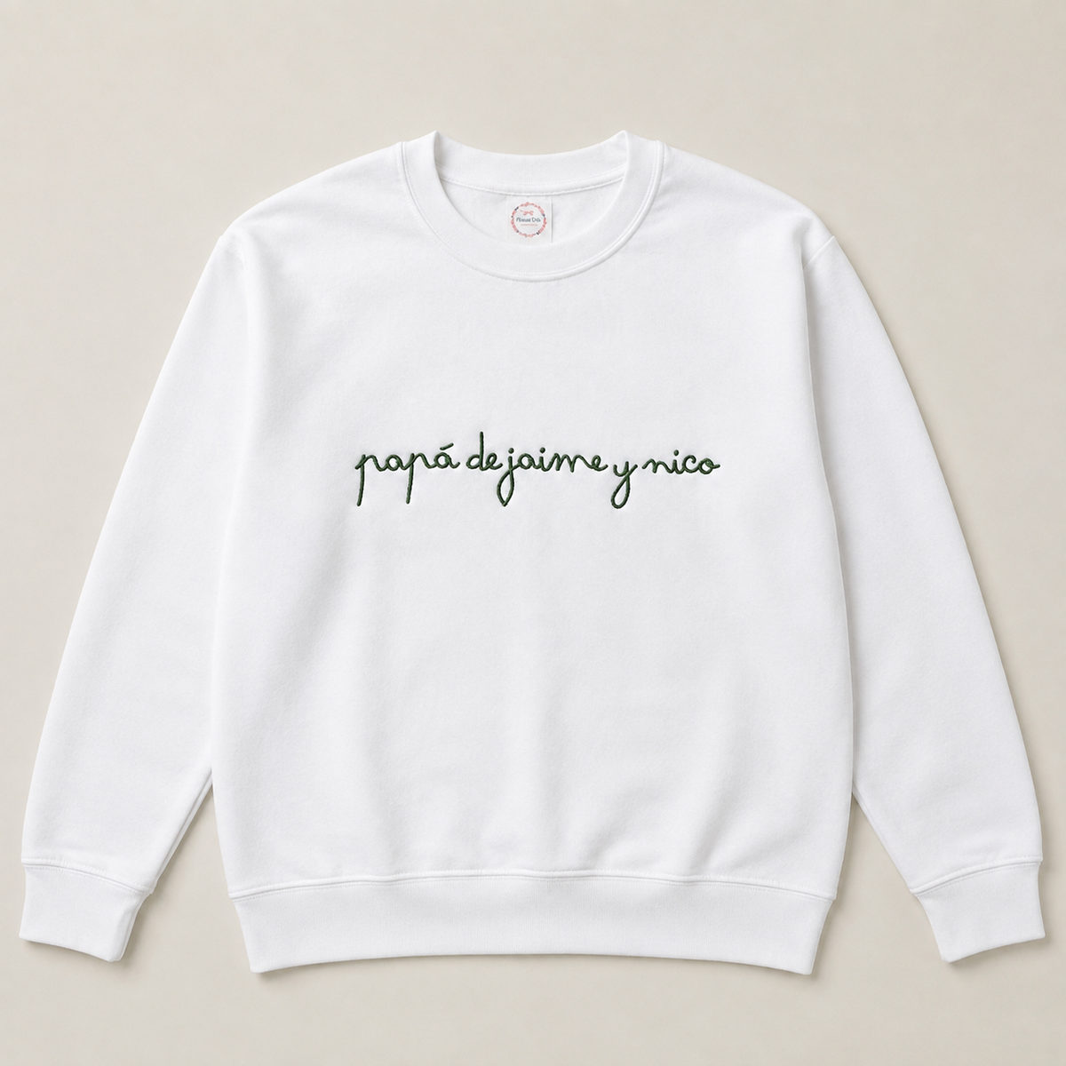 Sudadera Papá de… Caligrafía