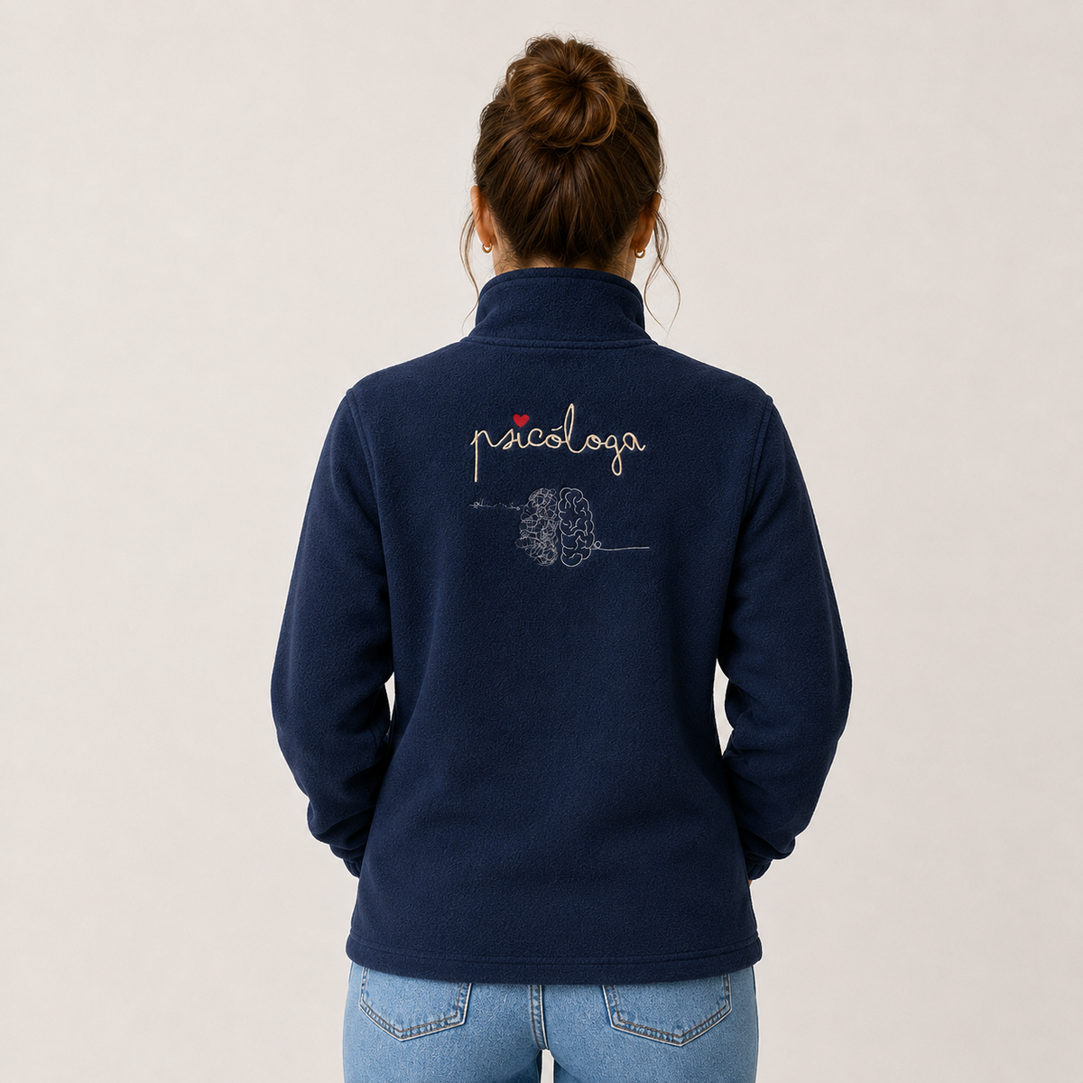 Chaqueta polar psicóloga