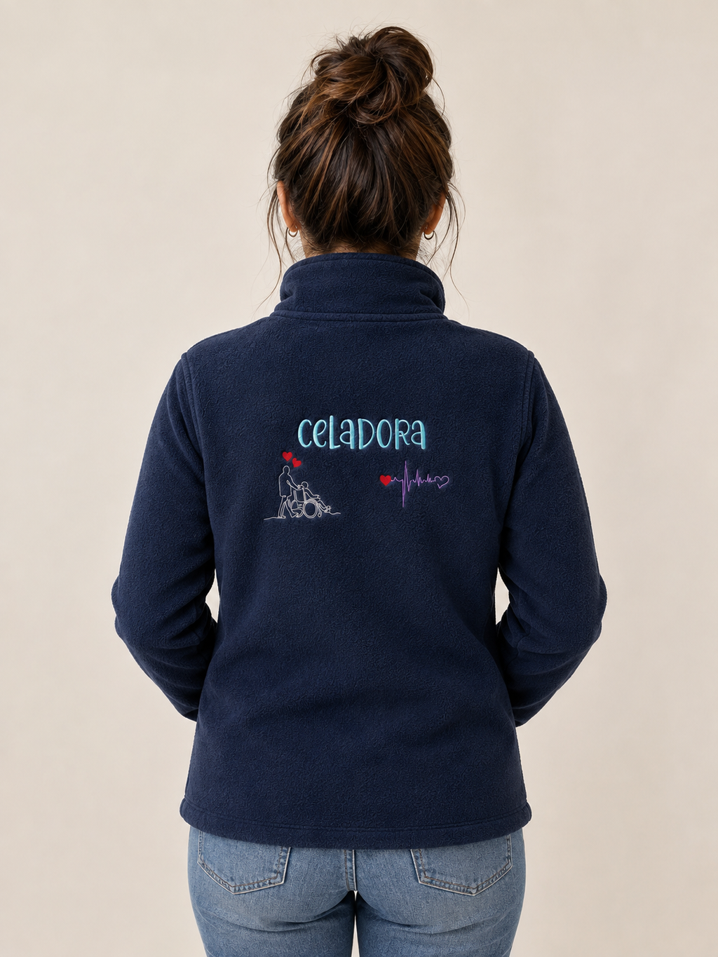 Chaqueta polar celadora