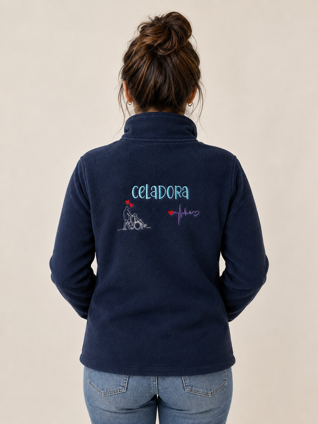 Chaqueta polar celadora