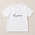 Camiseta niño personalizada Caligrafía