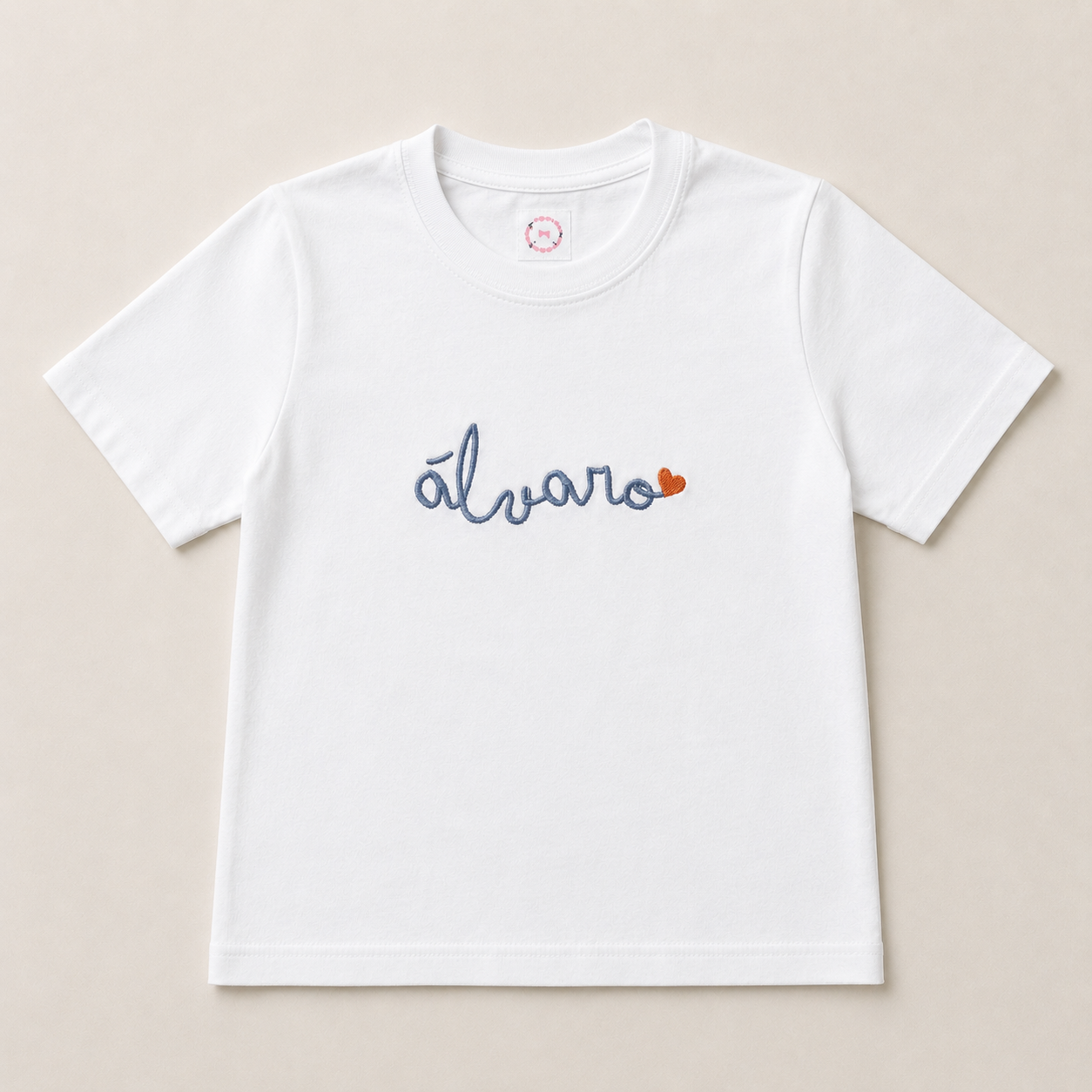 Camiseta niño personalizada Caligrafía
