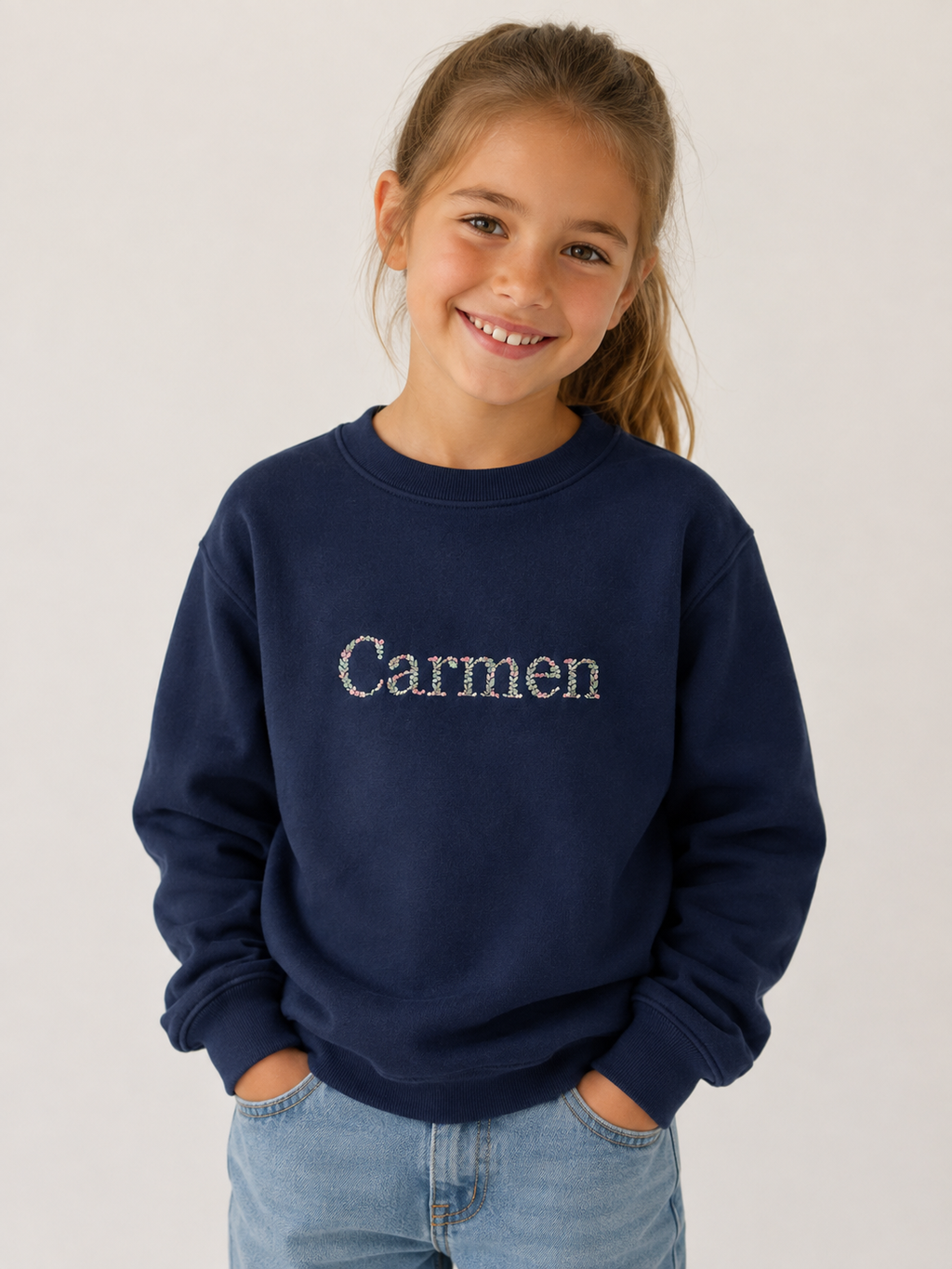 Sudadera Infantil Hojitas