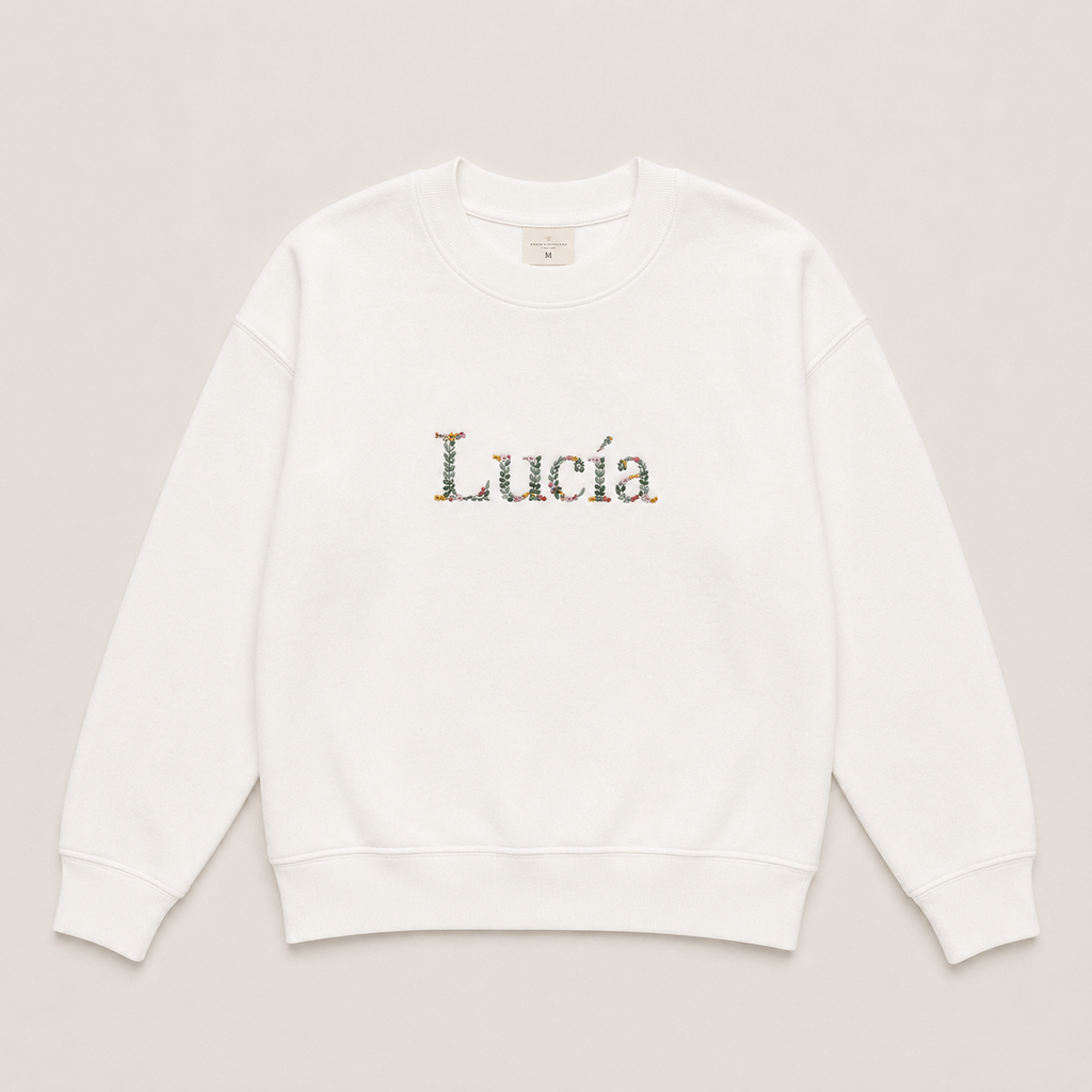 Sudadera Mujer Hojitas