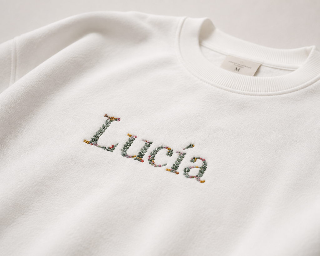 Sudadera Mujer Hojitas