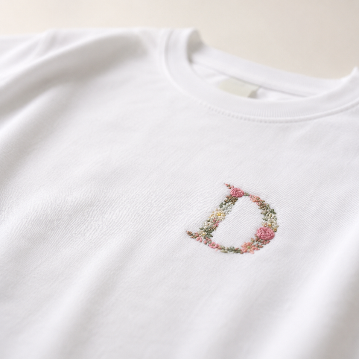Camiseta niño Inicial Floral