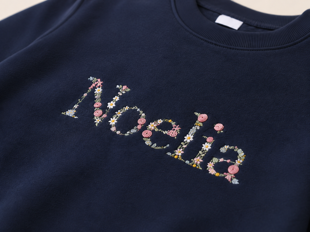 Sudadera Mujer Marino Floral