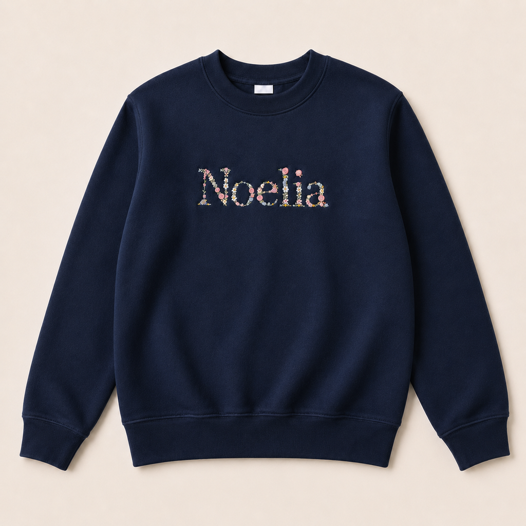 Sudadera Mujer Marino Floral