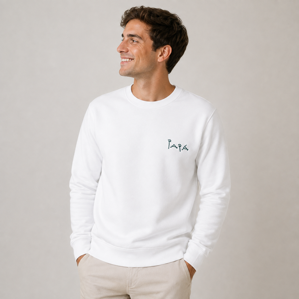 Sudadera con la letra de tu peque bordada