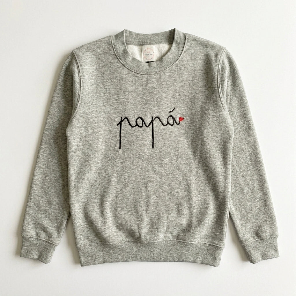 Sudadera Papá Caligrafía