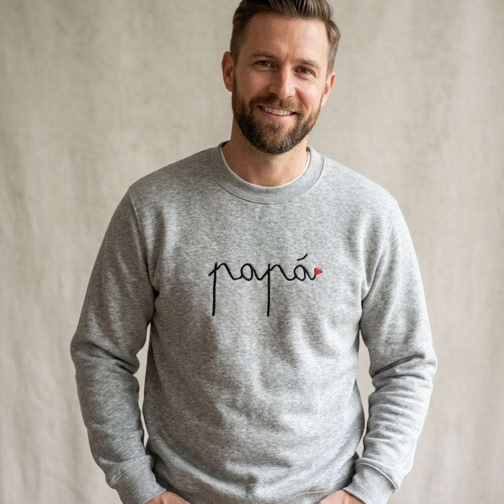 Sudadera Papá Caligrafía