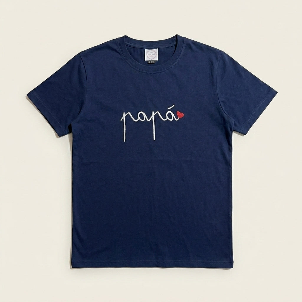 Camiseta Papá Caligrafía