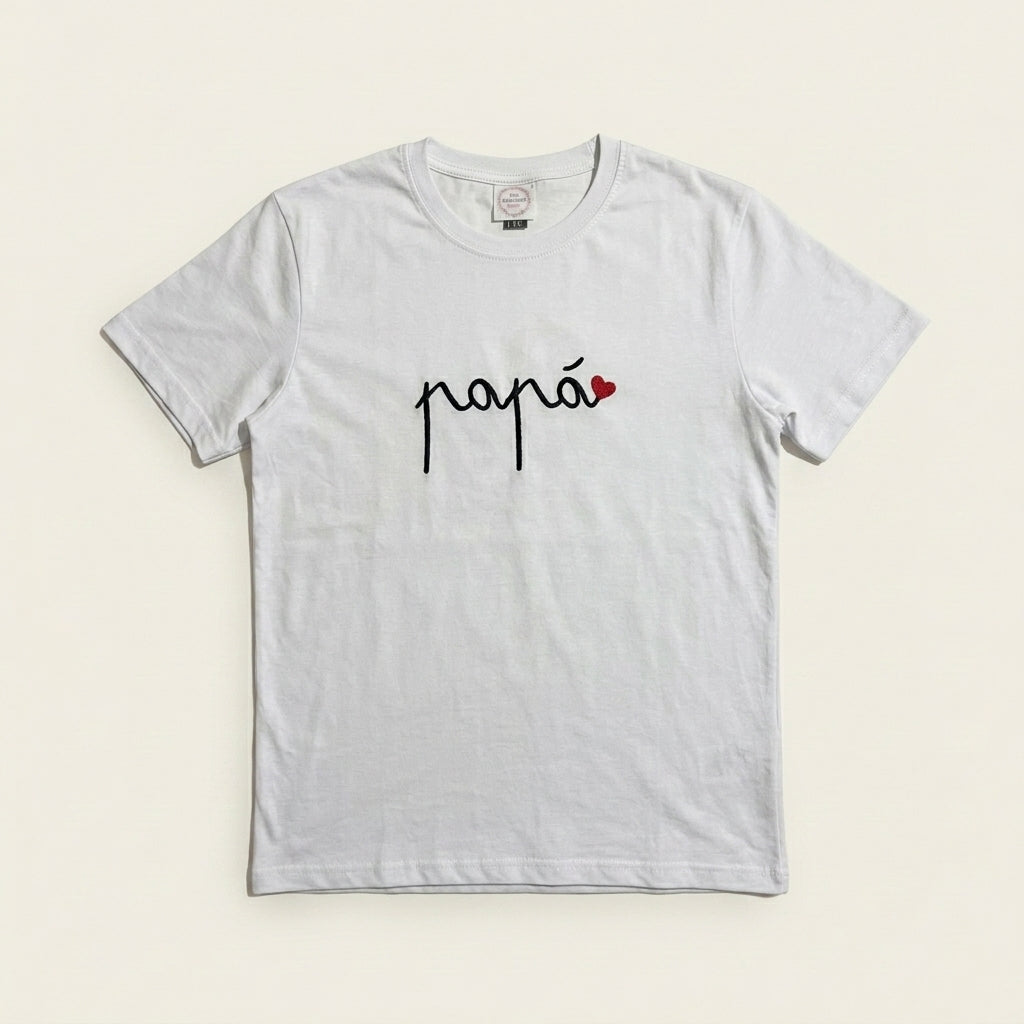 Camiseta Papá Caligrafía