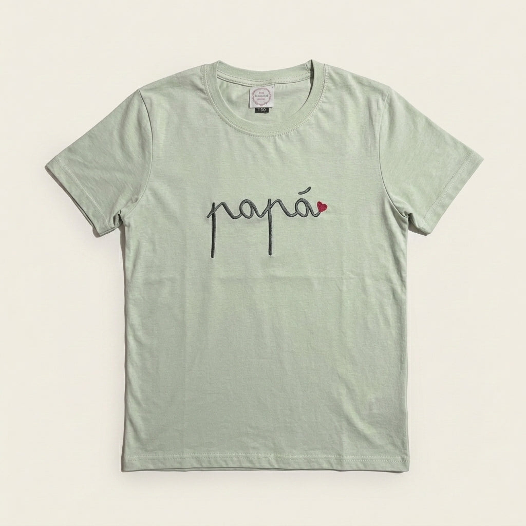 Camiseta Papá Caligrafía