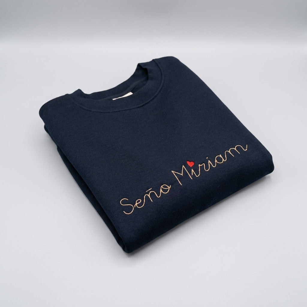 Sudadera Seño personalizada