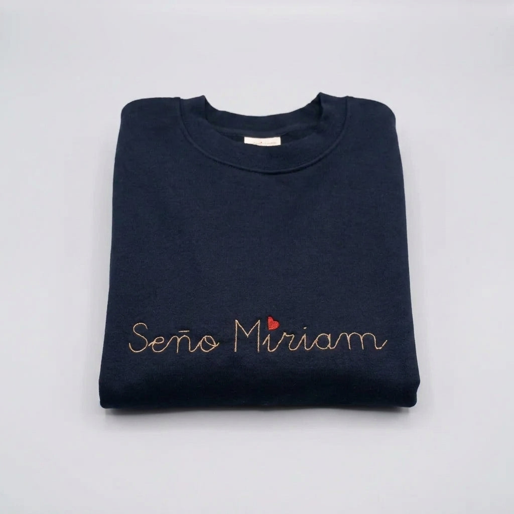Sudadera Seño personalizada