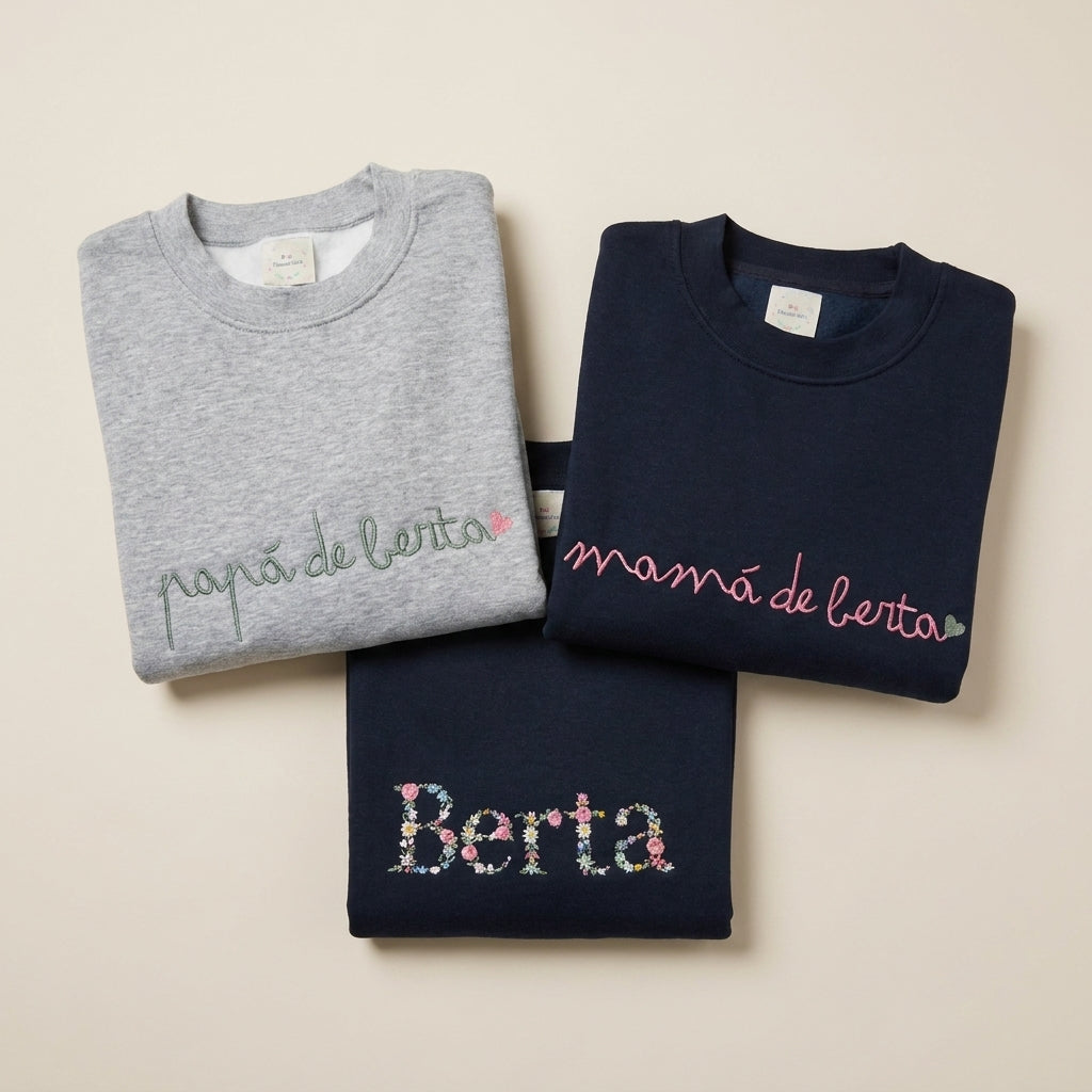 Sudadera Mamá de… Caligrafía