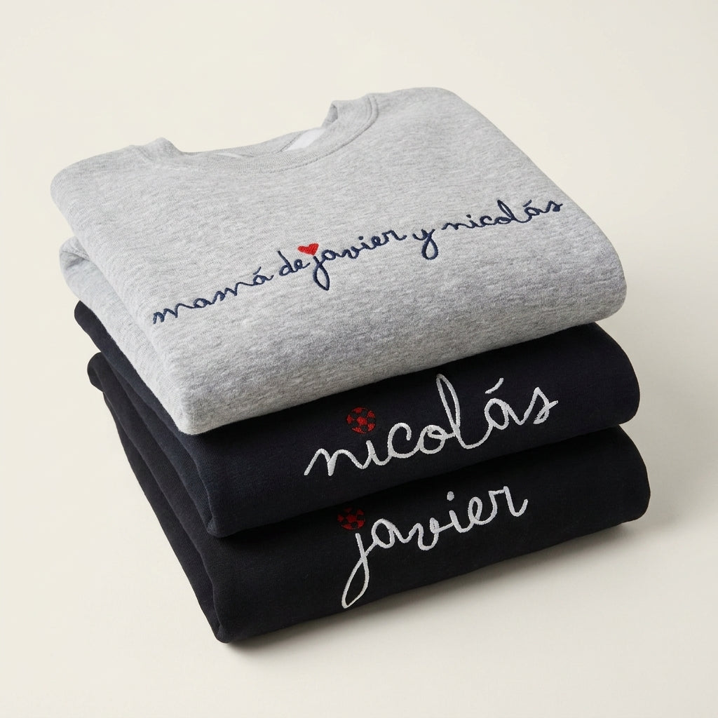 Sudadera Mamá de… Caligrafía