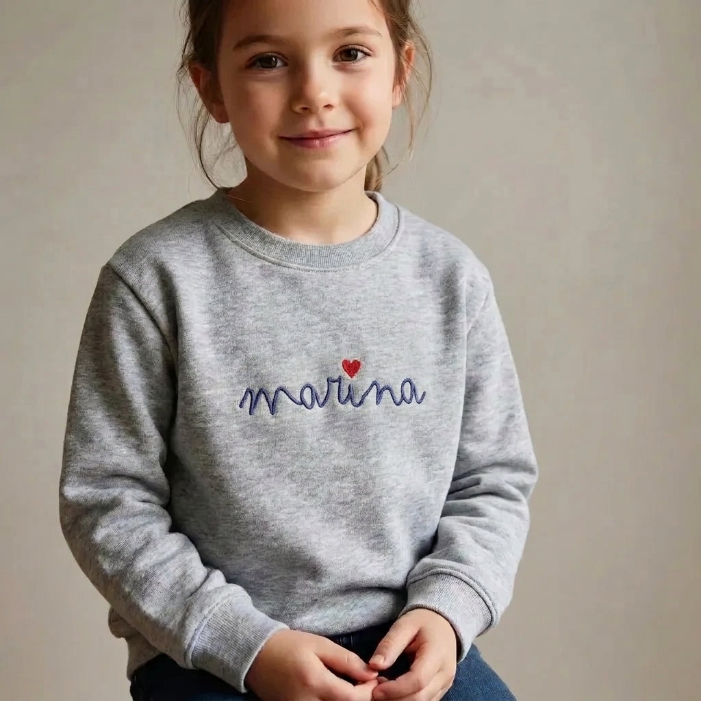 Sudadera niño personalizada Caligrafía