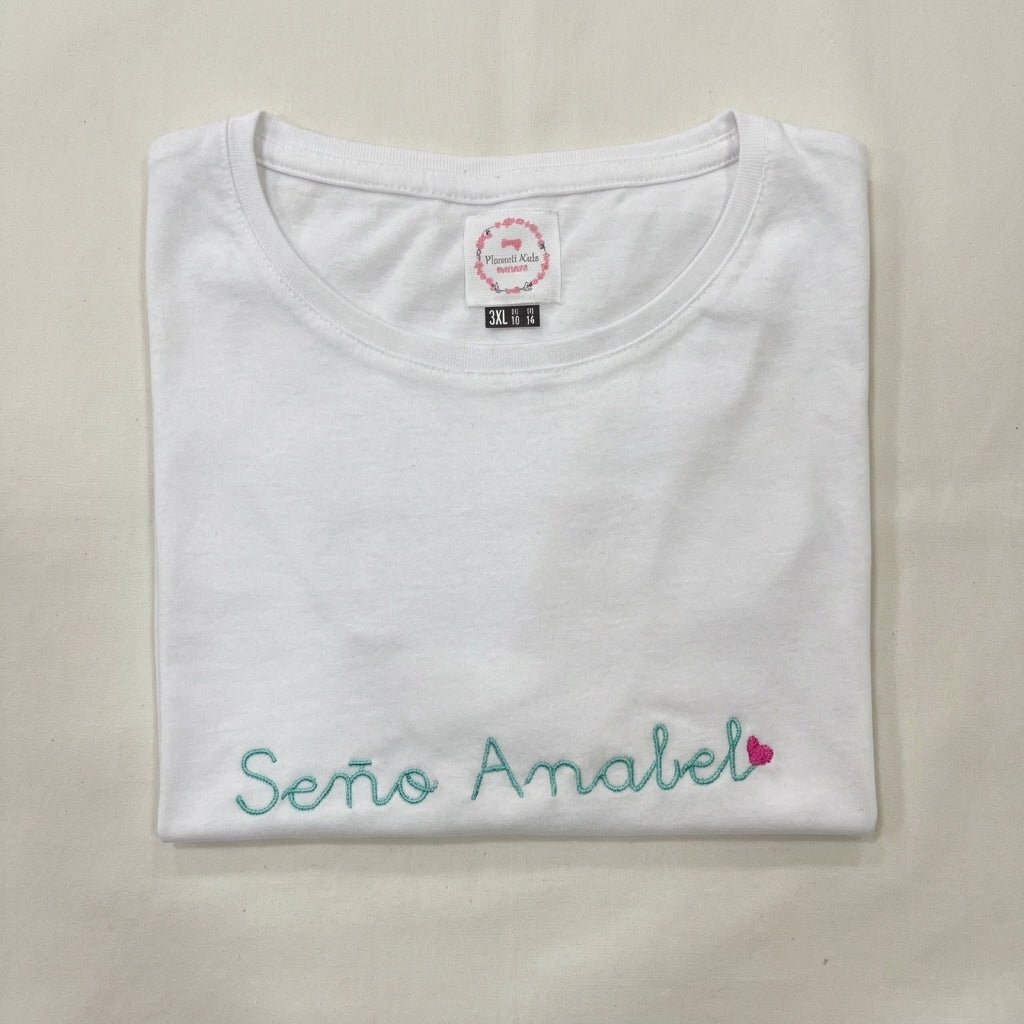 Camiseta Seño personalizada