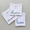 Camiseta niño personalizada Caligrafía