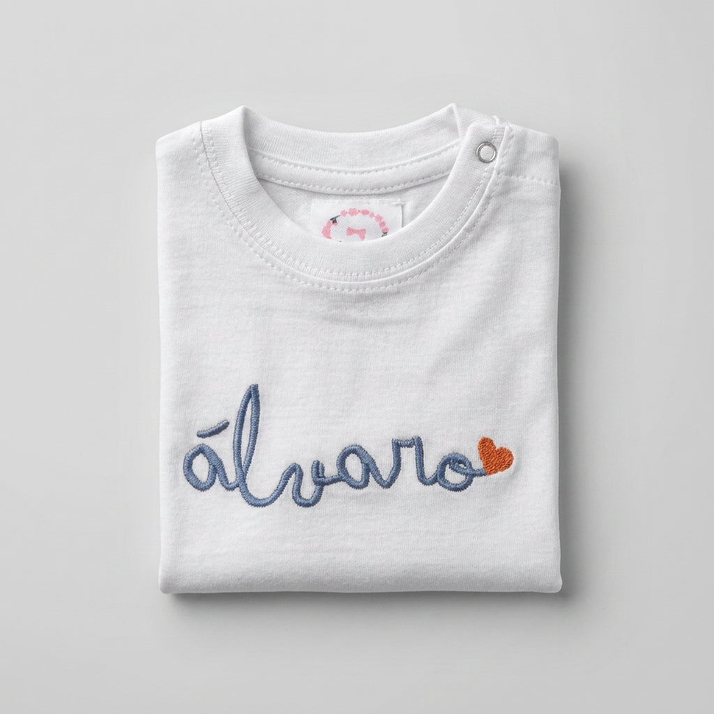 Camiseta niño personalizada Caligrafía