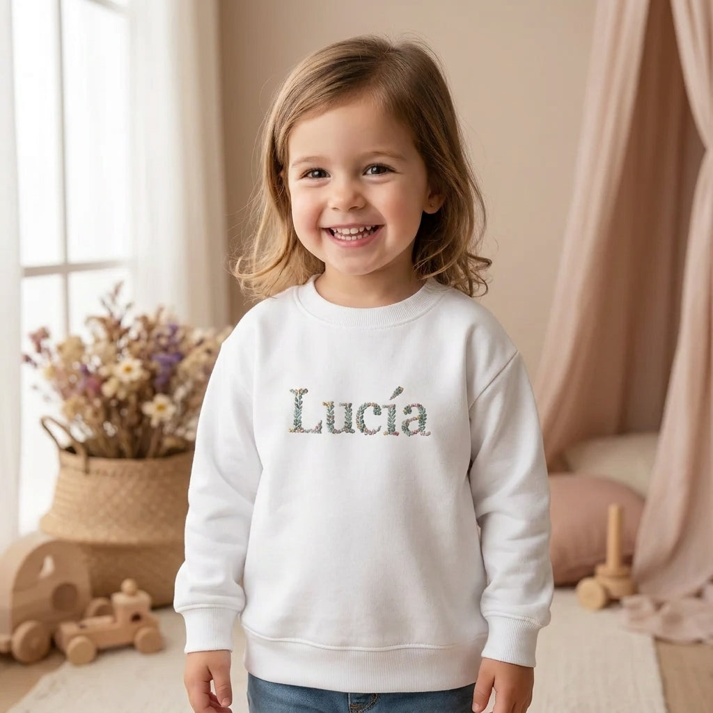 Sudadera Infantil Hojitas